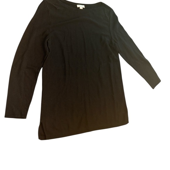J. Jill Black Long Sleeve Top - Picture 2 of 5